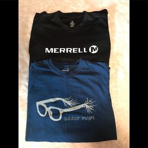 Merrell lot of two t shirts